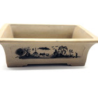 Vintage Japan Old Bonsai Planter Pot Tray Japanese Garden House Plant Tree