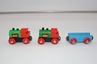 Brio Wooden Railway Classic Engine Wood Train X2   Car - 