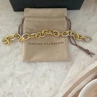 David Yurman Sterling Silver 925 Oval Link Two-tone Cable Bracelet 12mm