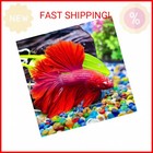 Keedolla Colorful Clear Sea Glass Pebbles Aquarium Gravel Fish Tank Rocks Small 