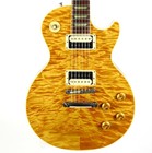 1998 Gibson Custom Shop Les Paul Classic In Rare Butterscotch Crazy Quilt Top 