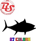 6  Tuna Bluefin Fishing Vinyl Decal Offshore Boat Ocean Salt Water Fish Usa Nobs