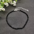 Women s Anklet Summer Beach Foot Jewelry Black Crystal Ankle Bracelet 44-3