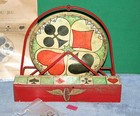 Vintage Chance Road Modele Depose Spin Wheel French Gambling Trade Stimulator