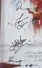 Star Wars The Last Jedi Cast Autographed Poster Adam Driver  10 Framed Jsa