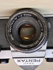 Vintage Asahi Pentax K1000 35mm Film Camera W smc Pentax M 1 2 50mm Vintage