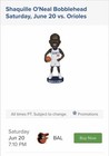           shaquille O neal Shaq Dodgers Bobblehead 6 20 26 Sga Presale          