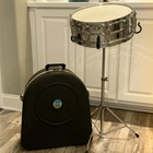      Vintage 1970s Ludwig Lm400 Supraphonic Snare Drum     14    X 5    W  Case   Stand