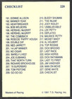 Red Farmer Signed Auto 1991 Masters Of Racing Card  228 Nascar Hof