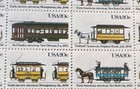 Us 20 Cent Streetcars And Railroads Stamp Sheet Mint Never Hinged
