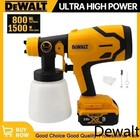Dewalt Electric Spray Paint Gun 800ml Cordless Paint Sprayer Electric Paint   