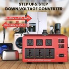 4000 Watt Voltage Converter Transformer Heavy Duty Step Up down Power Converter
