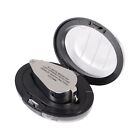 40x Jewelers Loupe Jewelry Loop Coin Magnifier Light Pocket Led Magnifying Glass