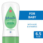 Johnson s Baby Oil Gel With Aloe Vera   Vitamin E  Baby Skin Care  6 5 Oz   2pk