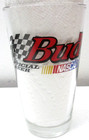 Bud Official Beer Nascar Heavy Pint Libbey Glass Atlanta International Speedway