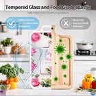 Ourokhome Cutting Board For Kitchen  Tempered Glass Cutting Board Double Sided
