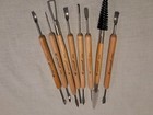Vintage Sculpting Pottery Clay Tools 35pc Lot Loew-cornell And Other Brands