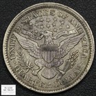 1896 Barber Silver Quarter 25c - Cleaned