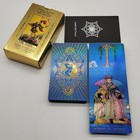 Cost Worthy Luxe Gold Foil Tarot Deck With Nice Plastic Package Board Game
