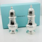 Tiffany   Co Vintage Salt And Pepper Shaker Set In Sterling Silver