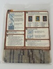 Caron Latch Hook Pattern Blue Jeans 20  X 27  Cotton Canvas 3017 Nos Sealed
