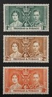 Travelstamps 1937 Trinidad   Tobago Stamps Scott  47-49 Coronation Issue
