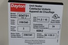 Dayton 804t01 208 240vac 910 Cfm Electric Wall   Ceiling Unit Heater
