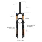 Bolany 26 27 5 29  Mtb Suspension Fork 120mm Travel 28 6mm Steerer 9x100mm Qr