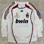 Ricardo Kaka Ac Milan 2007-2008 Away White Long Sleeve Retro Soccer Jersey