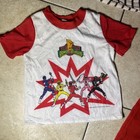 Vintage 1992 Power Rangers Boys 5t Toddler Pajama Shirt 4t Dinosaur Roller Suit