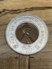 Montrose State Bank Montrose  Mich  1965 Encased Penny  d909