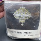 Merri Mac Mint Parfait Vintage Sequin Bead Christmas Ornament Kit Nos