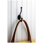 Elements Wall Double Hook  Brushed Oil Rubbed Bronze