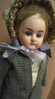 Early 14  19th Century Papier-m  ch   Shoulder-head Doll On A Soft Body Circa 1880