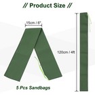 5pcs 4  X 6  Water Barrier Sand Bag For Door Flood Control