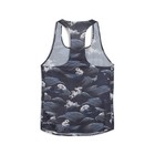 Puma  X Saysky Singlet Graphic Crew Neck Athletic Tank Top Womens Blue Casual  A
