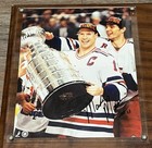 Mark Messier Brian Leetch New York Rangers  1994 Stanley Cup Hockey Photo Plaque