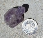 Chevron Amethyst Turtle Totem W  Weird Vug 