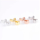 925 Sterling Silver Pinch Clip Bail Clasp Charm Pendant Connector Diy Finding