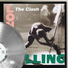 Clash - London Calling Silver Lp Record Plaque Display