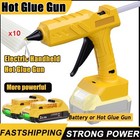 Wireless Hot Melt Glue Gun Cordless Hot Glue Gun For Dewalt 20v Li-ion Battery