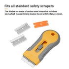 Wegaz-100pcs Single Edge Razor Blades industrial Safety Razor Blades individuall