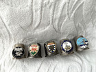 Job Lot Of 12 X Vintage Souvenir  Pewter Thimbles -  Also Lords Prayer