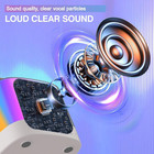 Mini Karaoke Machine W  2 Wireless Mics Bluetooth Speaker For Kids