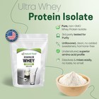 Ultra Whey Protein Isolate Powder - Pure  Unflavored  Unsweetened Whey Protei   