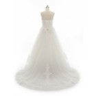 Anny Lee Strapless Tulle Beaded Ball Gown Wedding Dress Corset Back Princess