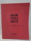 Baum Tools Unltd  Catalog Special For Volkswagen Porsche   Mercedes Vintage       