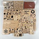 Vintage Lot Of 110 Stampin Up And Stampendous Rubber Stamps Mixed Themes