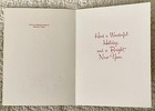Unused Christmas Prairie Girl Phone Bonnet Luci Vtg Greeting Card 1960s 1970s