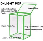 10 Packs  Extra Thick Deluxe 4  Glow In The Dark Funko Pop Protector Case  